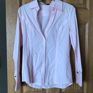 Light pink button up
